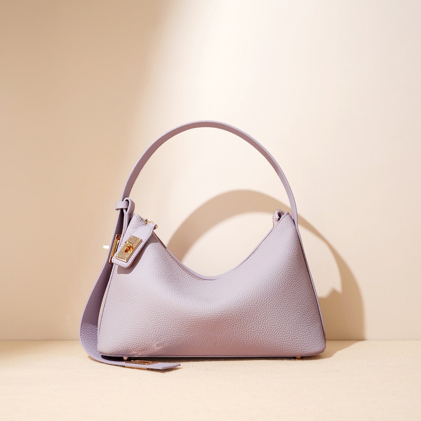 Women's Genuine Leather Dumpling Crossbody Shoulder Bag with Zipper Closure