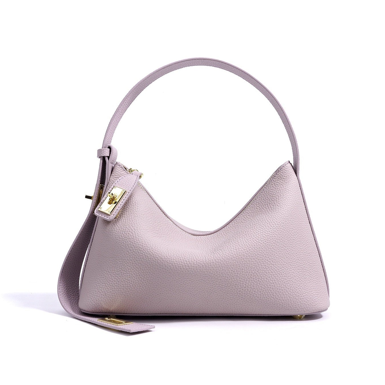 Women's Genuine Leather Dumpling Crossbody Shoulder Bag with Zipper Closure