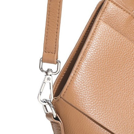 Women's Genuine Leather Woven Top Handle Handbag