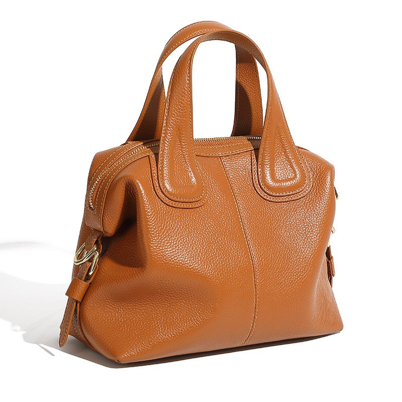 Women's Genuine Leather Soft Boston Shoulder Crossbody Bag