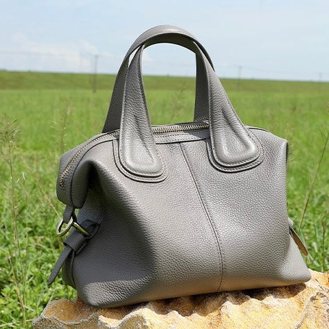 Women's Genuine Leather Soft Boston Shoulder Crossbody Bag