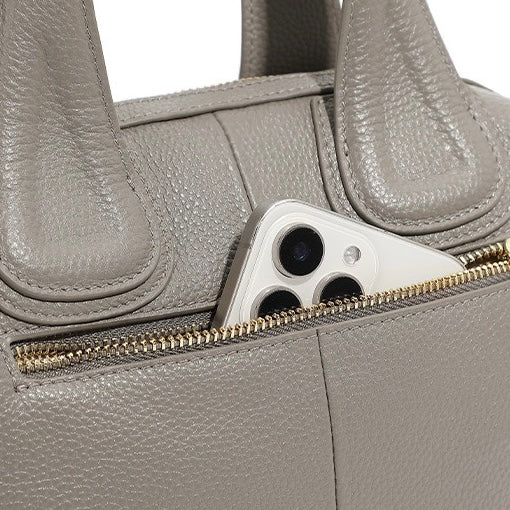 Women's Genuine Leather Soft Boston Shoulder Crossbody Bag