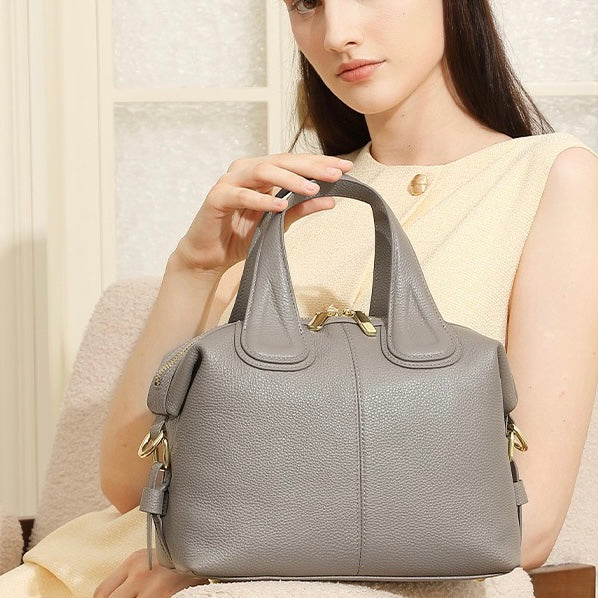 Women's Genuine Leather Soft Boston Shoulder Crossbody Bag