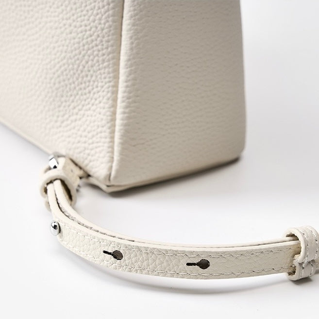 Women's Genuine Leather Minimalist Small Backpack