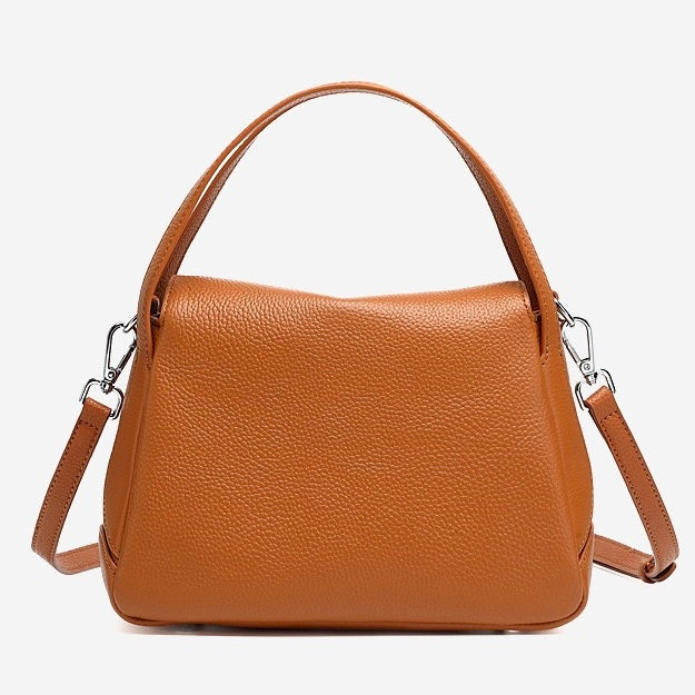 Women's Genuine Leather Croc Embossed Mini Crossbody Bag