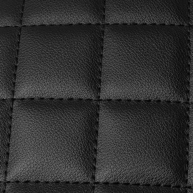 Women's Genuine Leather Quilted Chain Lock Crossbody Bag