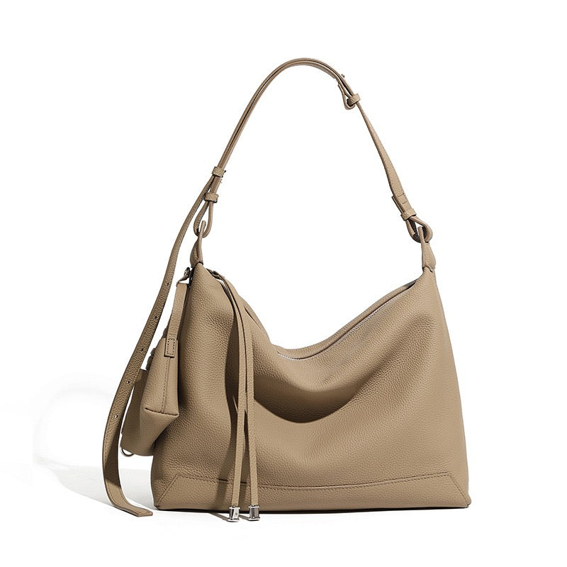 Women's Genuine Leather Large Capacity Commuter Tote Bag