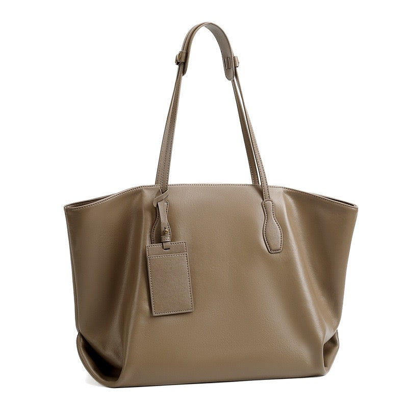 Women's Genuine Leather Extra Large Vintage Carryall Tote