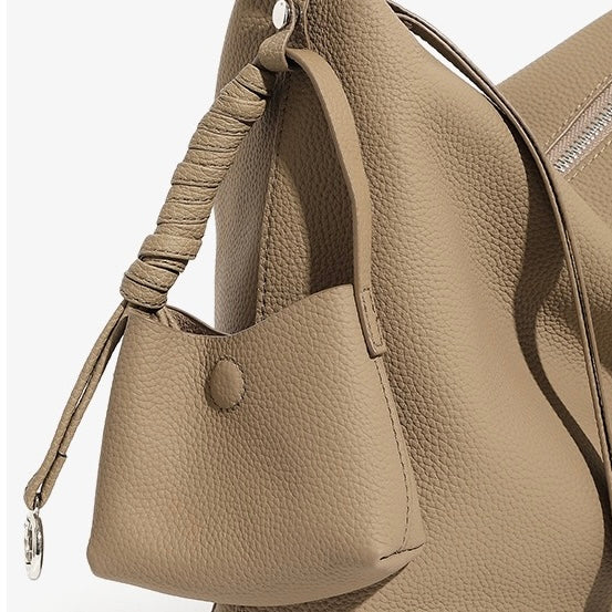 Women's Genuine Leather Large Capacity Commuter Tote Bag