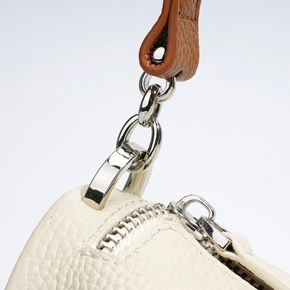 Women's Genuine Leather Minimalist Toast Crossbody Shoulder Bag