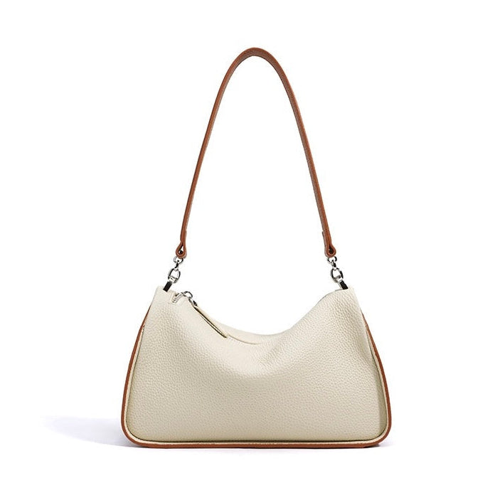 Women's Genuine Leather Minimalist Toast Crossbody Shoulder Bag