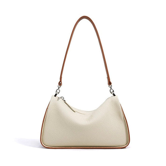 Women's Genuine Leather Minimalist Toast Crossbody Shoulder Bag