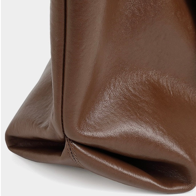 Women's Genuine Leather Extra Large Vintage Carryall Tote