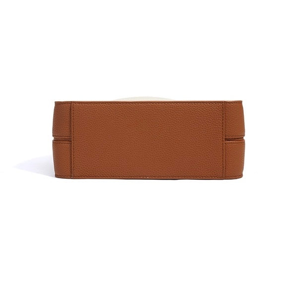 Women's Genuine Leather Minimalist Toast Crossbody Shoulder Bag