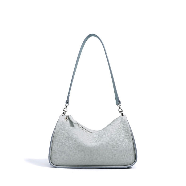 Women's Genuine Leather Minimalist Toast Crossbody Shoulder Bag