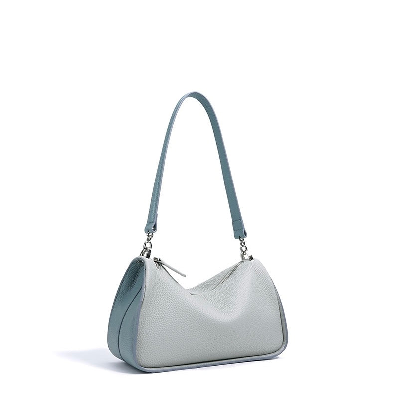 Women's Genuine Leather Minimalist Toast Crossbody Shoulder Bag