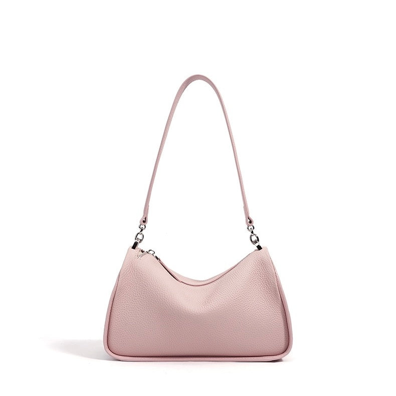 Women's Genuine Leather Minimalist Toast Crossbody Shoulder Bag