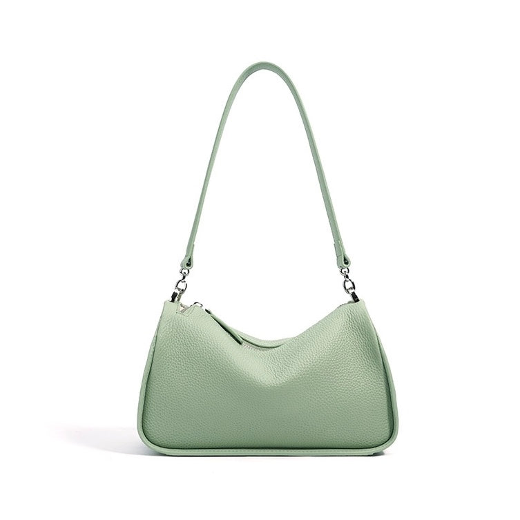 Women's Genuine Leather Minimalist Toast Crossbody Shoulder Bag