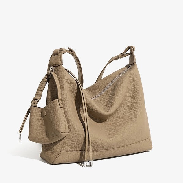 Women's Genuine Leather Large Capacity Commuter Tote Bag