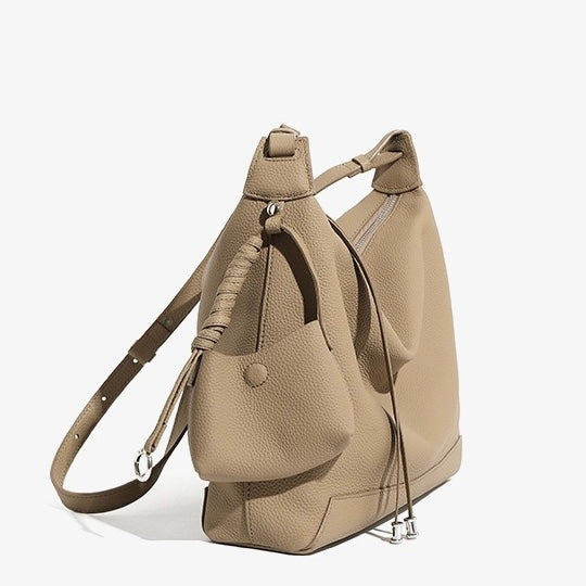 Women's Genuine Leather Large Capacity Commuter Tote Bag