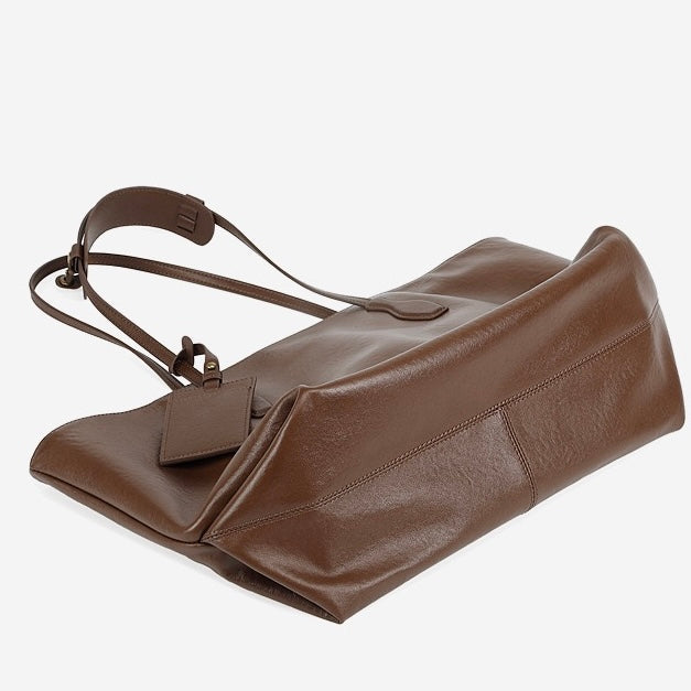 Women's Genuine Leather Extra Large Vintage Carryall Tote