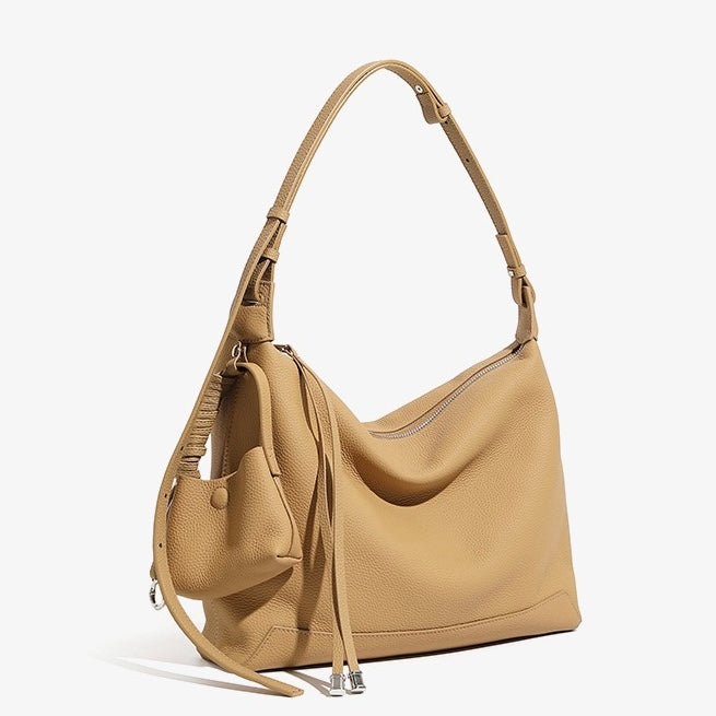 Women's Genuine Leather Large Capacity Commuter Tote Bag