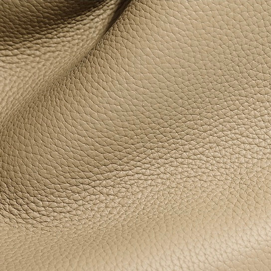 Women's Genuine Leather Structured Bucket Bag with Magnetic Closure