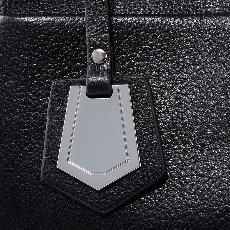 Women's Genuine Leather Large Capacity Tote Shoulder Bag