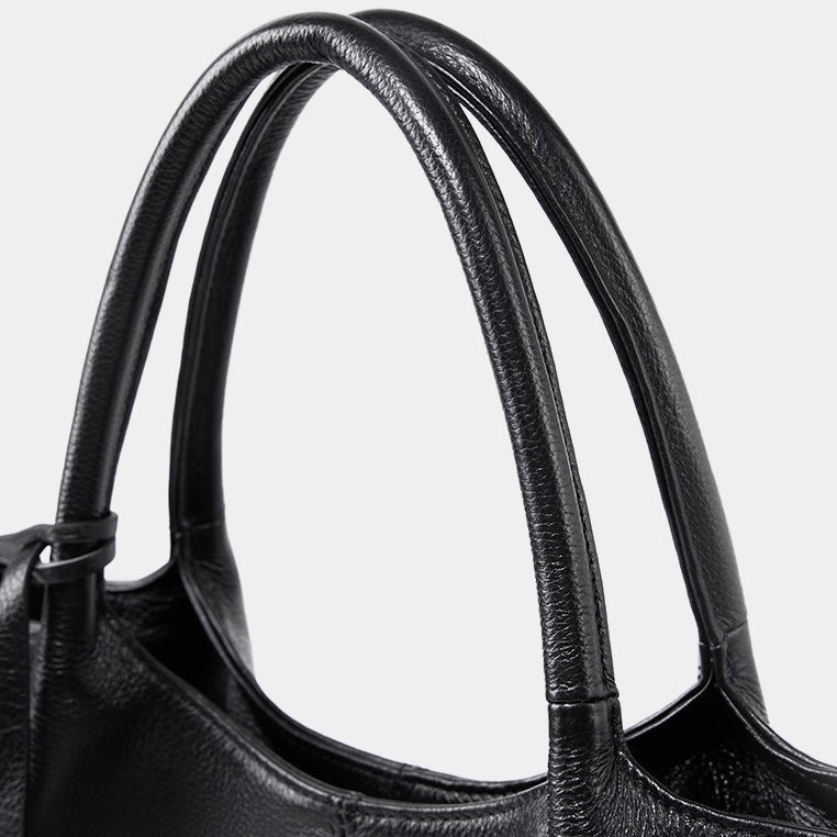 Women's Genuine Leather Large Capacity Tote Shoulder Bag
