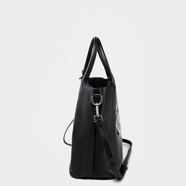 Women's Genuine Leather Large Capacity Tote Shoulder Bag