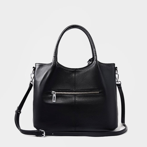 Women's Genuine Leather Large Capacity Tote Shoulder Bag