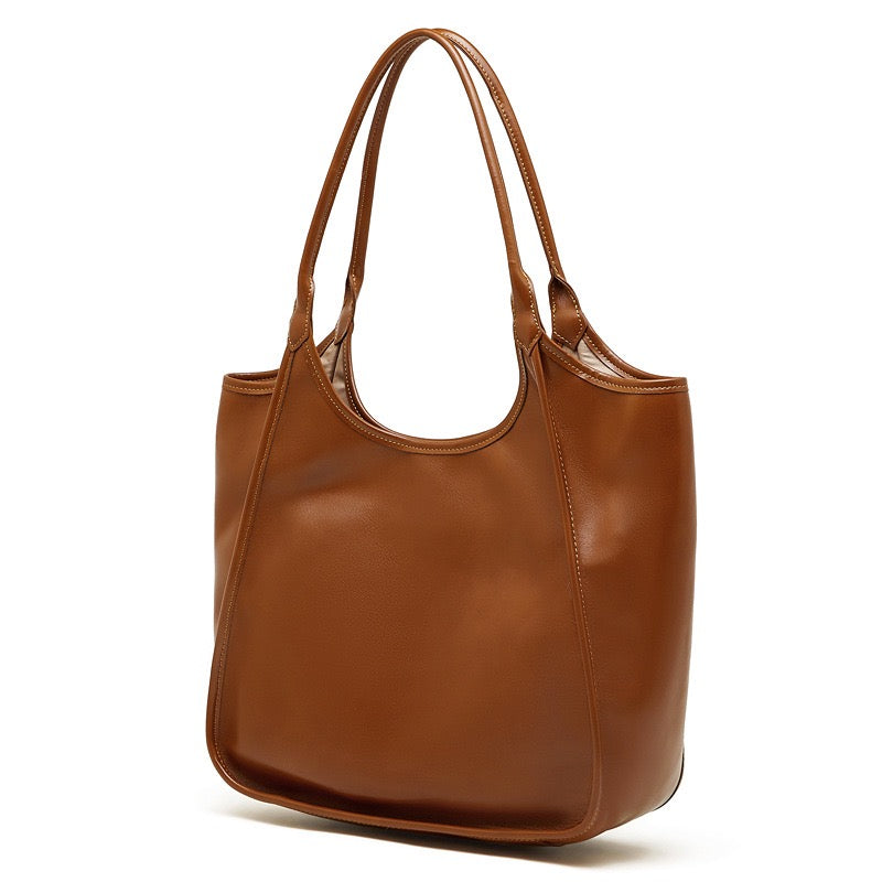 Women's Genuine Leather Extra Large Retro Tote Bag
