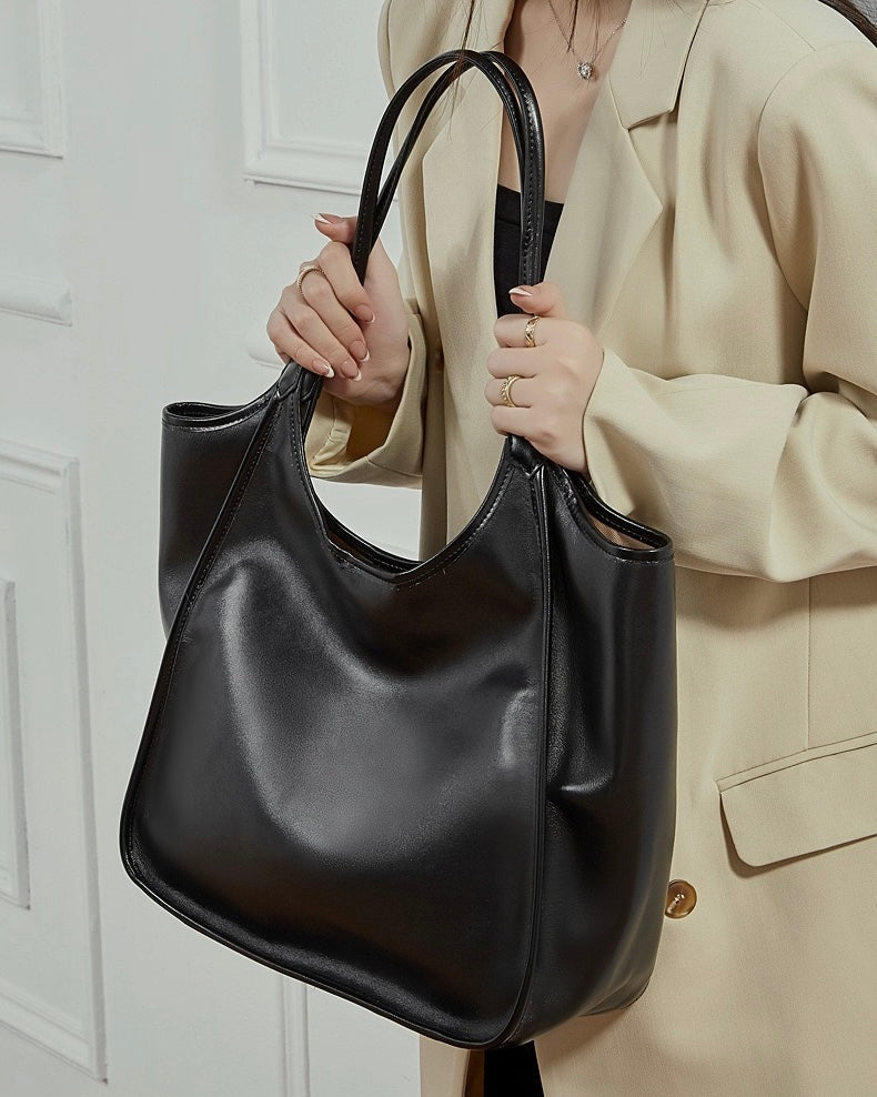 Women's Genuine Leather Extra Large Retro Tote Bag