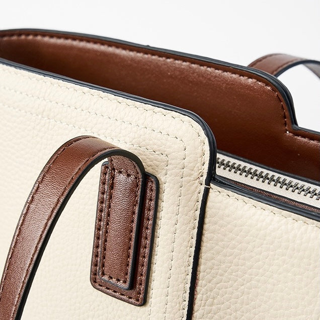 Women's Genuine Leather Large Capacity Tote Shoulder Bag