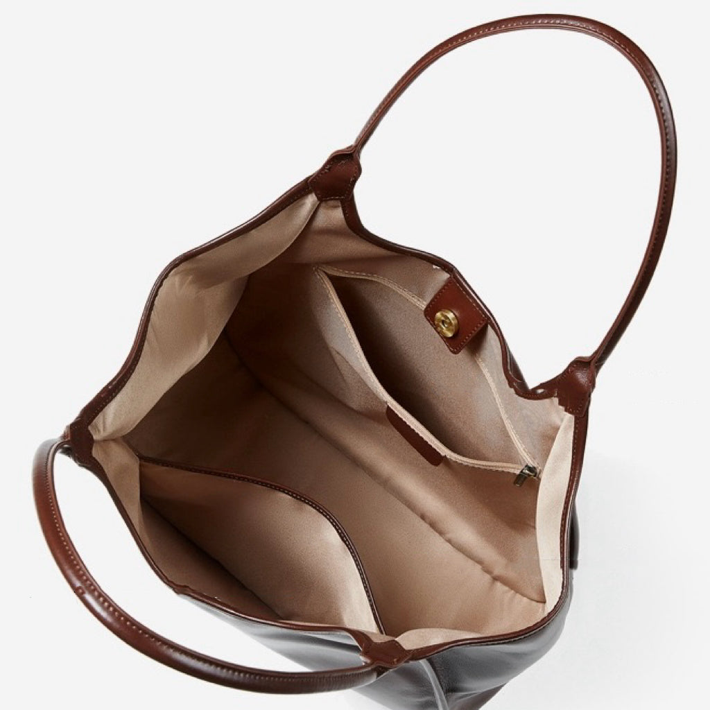 Women's Genuine Leather Extra Large Retro Tote Bag