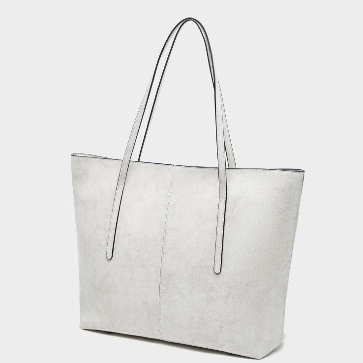 Women's Genuine Leather Large Tote Shoulder Bag
