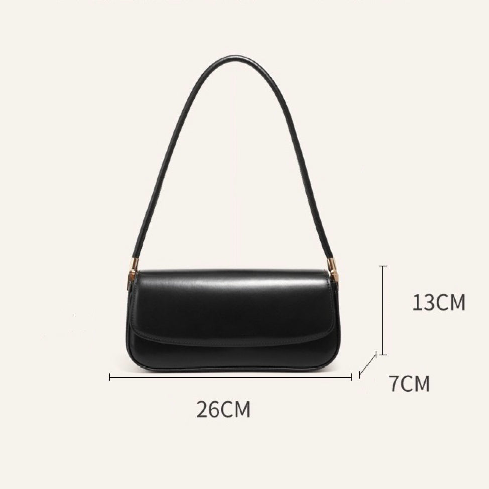 Women's Genuine Leather Minimalist Saddle Tote Bag