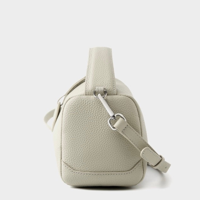 Women's Genuine Leather Small Boston Handbag