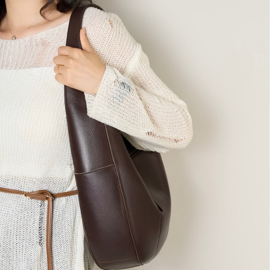 Women's Genuine Leather Large Capacity Everyday Tote Bag