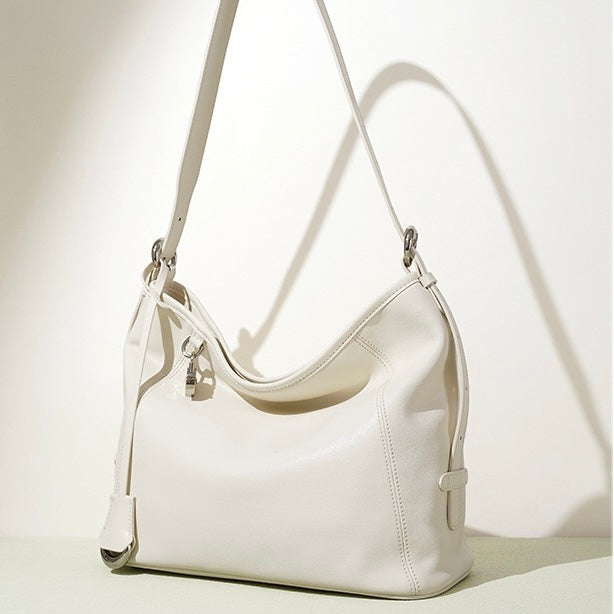 Women's Genuine Leather Relaxed Large Capacity Crossbody Tote