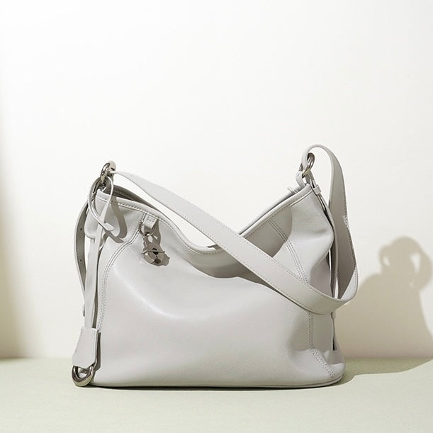 Women's Genuine Leather Relaxed Large Capacity Crossbody Tote