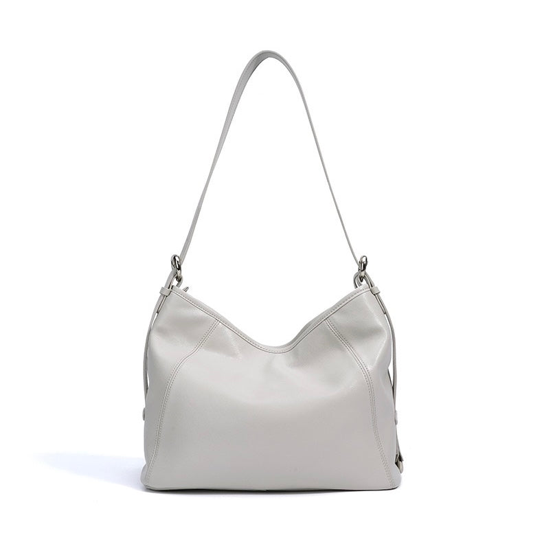 Women's Genuine Leather Relaxed Large Capacity Crossbody Tote