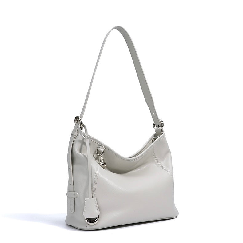 Women's Genuine Leather Relaxed Large Capacity Crossbody Tote