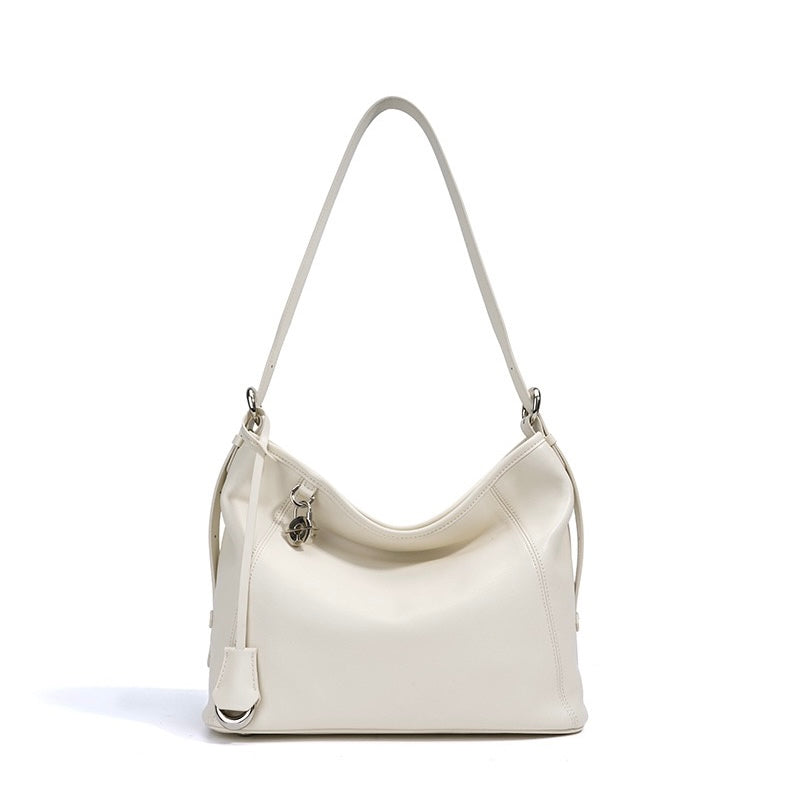 Women's Genuine Leather Relaxed Large Capacity Crossbody Tote
