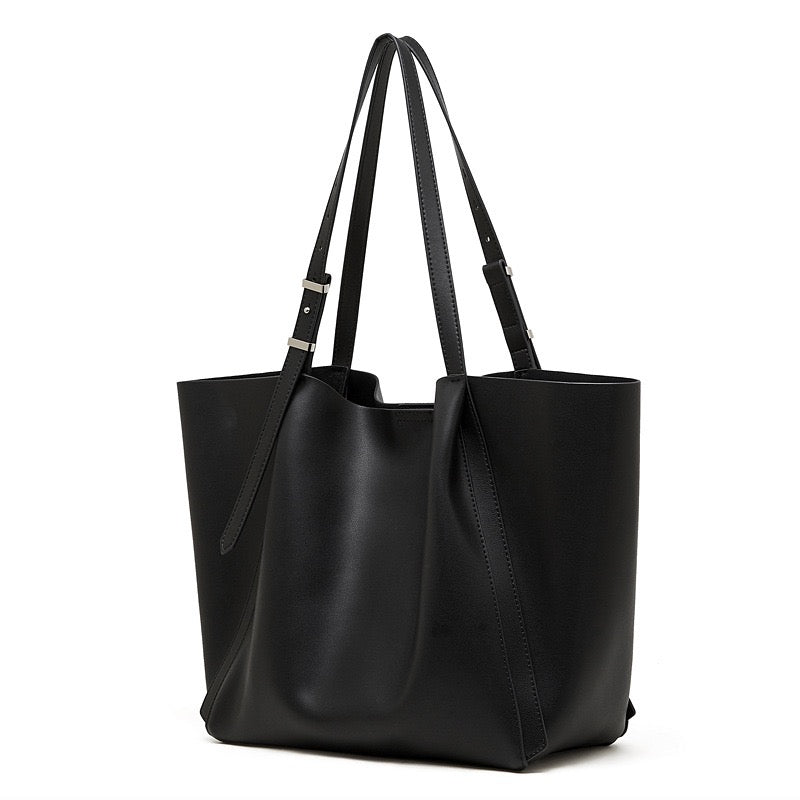 Women's Genuine Cowhide Large Everyday Carryall Tote