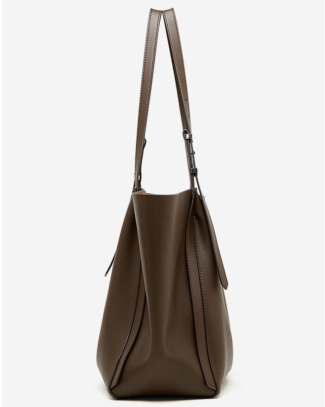 Women's Genuine Cowhide Large Everyday Carryall Tote