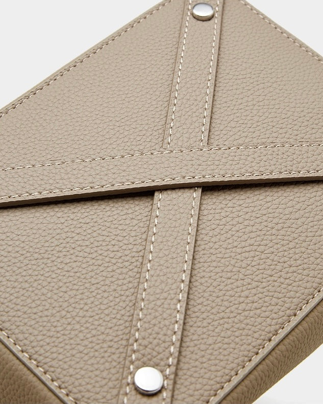 Women's Textured Cowhide Bucket Bag with Removable Pouch