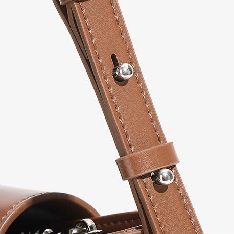 Women's Genuine Leather Structured Underarm Shoulder Bag