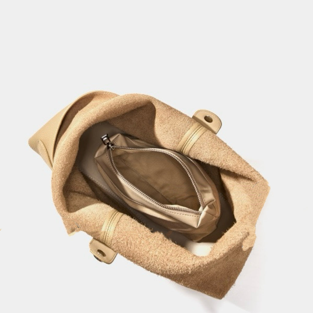 Women's Genuine Leather Soft Hobo Shoulder Tote Bag