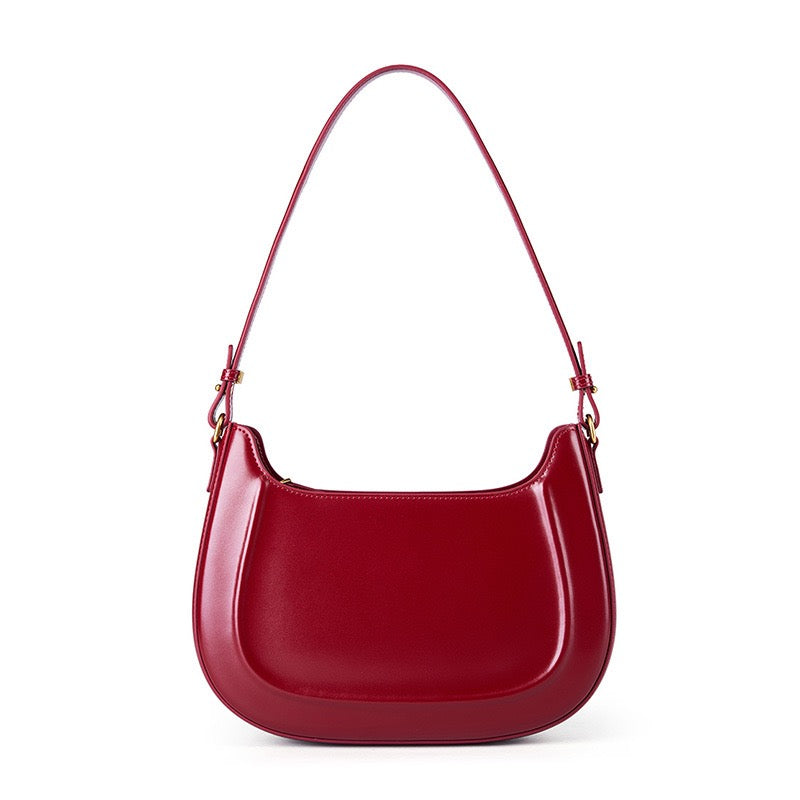 Women's Genuine Leather Vintage Saddle Crossbody Bag